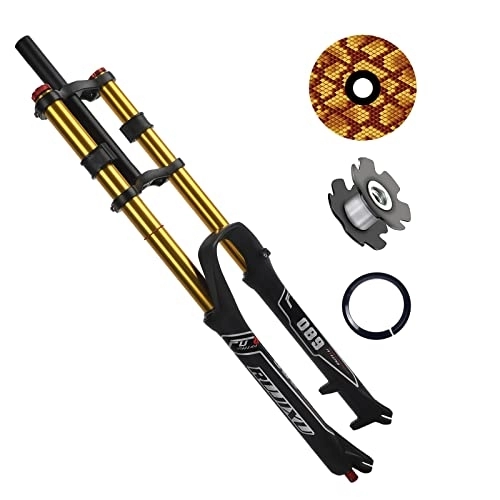 Mountain Bike Fork : ITOSUI 26 27.5 29 Inch Mountain Bike Suspension Fork Disc Brake Straight / tapered Manual Lockout Quick Release MTB DH Air Forks With Damping Adjustment Travel 135mm