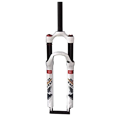Mountain Bike Fork : ITOSUI 26 Inch Suspension Fork, Mountain Bike 1-1 / 8" Lightweight Aluminum Alloy Straight Tube MTB Bicycle Shoulder Control Travel 120mm Cycling