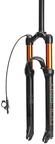 Mountain Bike Fork : JAMCHE Mountain Bike Front Forks, Air Suspension 26 / 27.5 / 29In Damping Tortoise and Hare Adjustment Travel 120mm QR 9x100mm Disc Brake Accessories