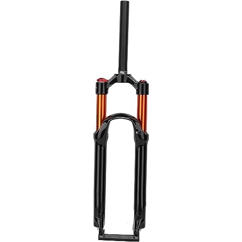 Mountain Bike Fork : JAMJII 27.5 Inch MTB Bicycle Suspension Fork, Train Level Setting 18.5 Inches Rades Rohr Travel 120Mm Quick Tensioner 9Mm Fork Solid Bicycle Fork, Manual Lock Air Suspended Front Fork