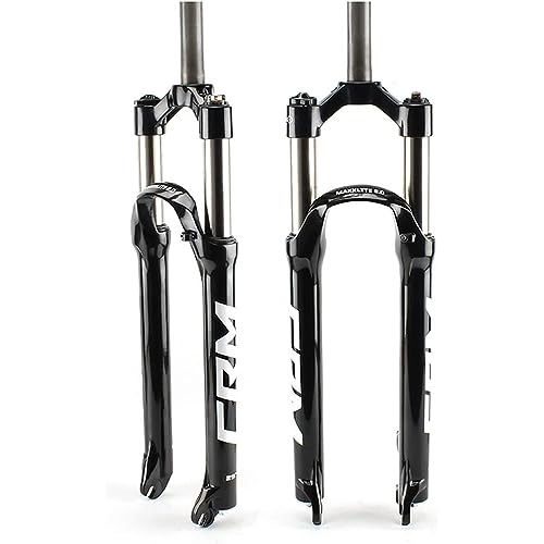 Mountain Bike Fork : JAMJII MTB suspension fork 26 27.5 29 inch suspension fork QR 9 mm shoulder control mountain bike fork manual locking XC bicycle forks, 27.5inch