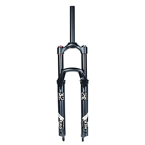 Mountain Bike Fork : Jejy MTB 26 / 27.5 / 29 Inch Magnesium Alloy Front Fork, Mountain Bike Shock Absorber Suspension Forks Travel 130mm Manual Lockout (Color : Straight Manual Lockout, Size : 29)