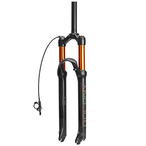 Mountain Bike Fork : JIAYIBAO MTB Bike Suspension Fork (26 / 27.5 / 29 Inches) Adjustable Damping Fork For Cushioned Wheels Aluminum Alloy Fork For Cushioned Wheels Strong Structure Bike Accessories