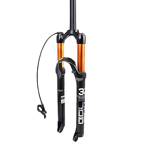 Mountain Bike Fork : JINMEI 27.5 / 29In Mtb Air Fork, Cable Control Air Pressure Shock Absorber Fork Straight Duct Or Vertebral Canal