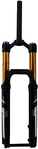 Mountain Bike Fork : JKAVMPPT MTB Air Suspension Fork 26 / 27.5 / 29in Bike Front Forks With Rebound Adjust 1-1 / 8 Thru Axle 15 * 110MM Travel 140mm Shoulder Control (Color : Silver, Size : 29in)