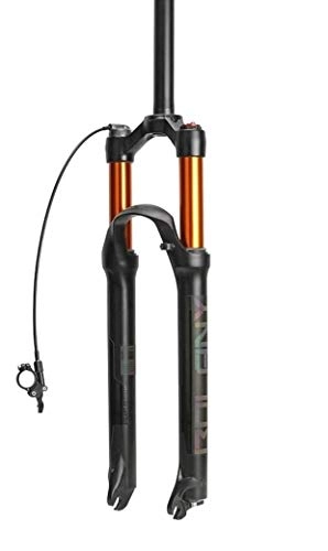 Mountain Bike Fork : JKFZD 26 / 27.5 / 29 Inch MTB Mountain Bike Suspension Fork Damping Adjustment Air Pressure Fork (Color : B, Size : 29inch)