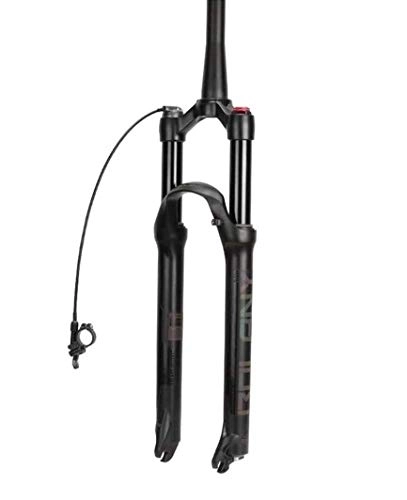 Mountain Bike Fork : JKFZD 26 / 27.5 / 29 Inch Suspension Fork MTB Mountain Bike Damping Adjustment Air Pressure Fork (Color : D, Size : 27.5inch)
