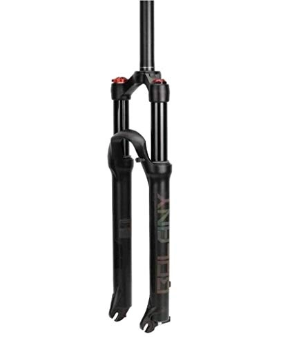 Mountain Bike Fork : JKFZD Suspension Fork Mountain Bike Tapered Straight Damping Adjustment Air Front Fork Shock Absorber 26 / 27.5 / 29 Inch (Color : E, Size : 27.5inch)