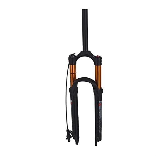 Mountain Bike Fork : JXRYFMCY Bike Straight Steerer Fork Mountain Bike Suspension Fork Straight Steerer Front Fork Bicycle Accessories for Bicycle Accessories (Color : Black, Size : 27.5 inch)