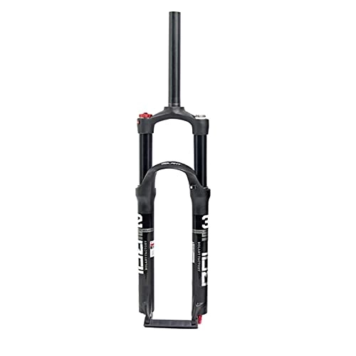 Mountain Bike Fork : JZAMQ 26 / 27.5 / 29In Mtb Suspension Fork Suspension, Double Air Chamber Fork, Air Pressure Shock Absorber Fork, Suspension Travel 100Mm
