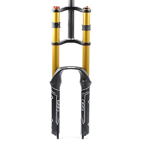 Mountain Bike Fork : JZAMQ Bicycle Fork 26 / 27.5 / 29Er Mtb Suspension Air Fork Magnesium Alloy Double Shoulder Air Oil Barrier Straight Downhill Fork