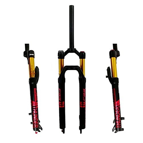 Mountain Bike Fork : JZAMQ Mtb Suspension Fork 27.5 / 29In, Oil And Gas Fork. Hydraulic Disc Brake. Adjustment Of The Damping / Non-Damping