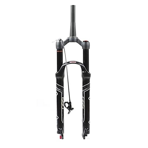 Mountain Bike Fork : JZAMQ Mtb Suspension Fork Suspension, Shoulder Control / Wire Control Damping Air Pressure Front Fork Conical Tube