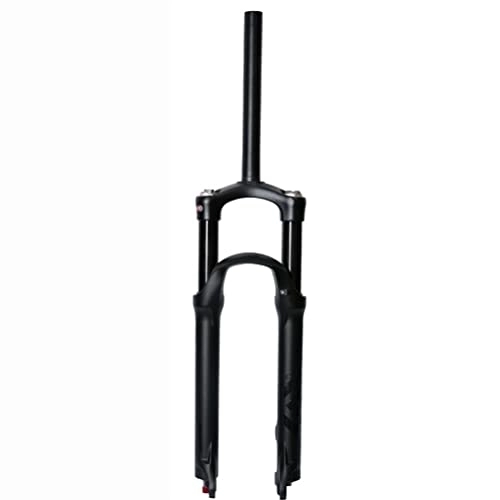 Mountain Bike Fork : KANGXYSQ 26 Inch MTB Suspension Fork 28.6 Straight Tube Fat Tire Air Fork QR 9mm Travel 100mm Mountain Bike Fork Manual Lock Bicycle Forks (Color : Straight Remote, Size : 27.5inch)