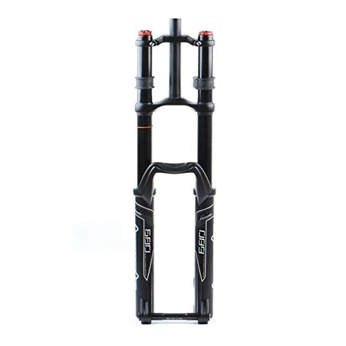 Mountain Bike Fork : KANGXYSQ 27.5 / 29in Mountain Bike Fork, Downhill Fork Soft Tail Suspension Air Pressure Front Fork Apply Tire 3.0inch (Size : 27.5in)