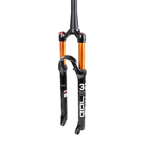 Mountain Bike Fork : KANGXYSQ 27.5 / 29in Mountain Bike Forks, Rebound Adjust QR 9mm Travel 120mm Fork Suspension Fork Bicycle Accessories (Color : Spinal canal, Size : 27.5in)