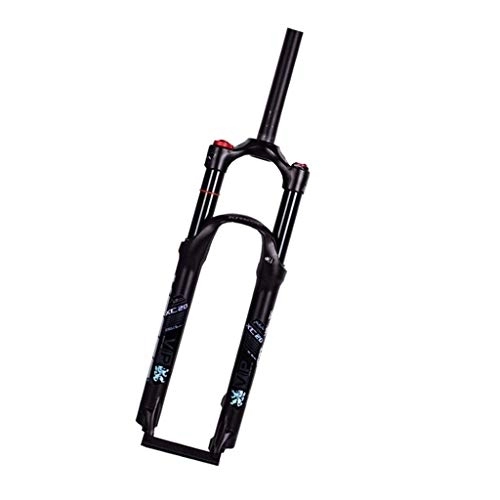 Mountain Bike Fork : KANGXYSQ Bike Suspension Forks 26, 1-1 / 8”Aluminum Alloy Lightweight Mountain Cycling Straight Pipe Bicycle Shoulder Control Travel 100mm (Color : C, Size : 27.5inch)