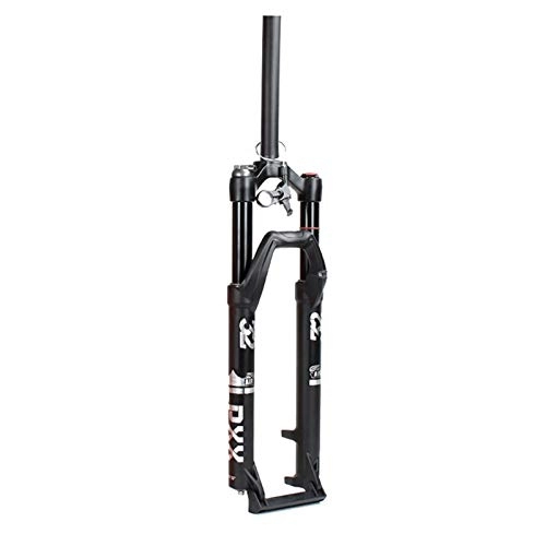 Mountain Bike Fork : KANGXYSQ Bike Suspension Forks Air Fork, 9mm Quick Release Version Wire Control Mountain Bike Stroke 120mm 1-1 / 8” (Color : C, Size : 27.5 inch)