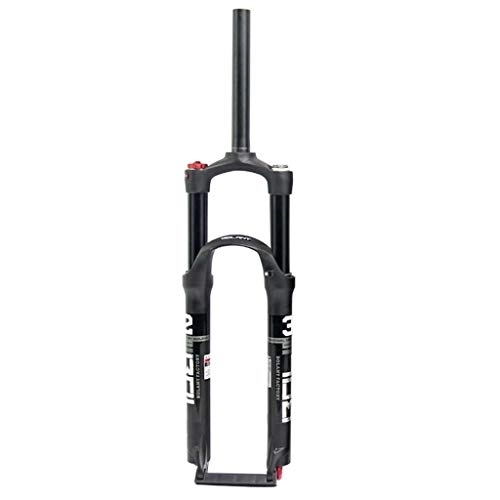 Mountain Bike Fork : KANGXYSQ Mountain Bike Suspension Fork, 27.5 Inch Ultralight Magnesium Alloy Shock Absorber Straight Accessories 1-1 / 8" Travel 100mm (Color : A, Size : 26inch)