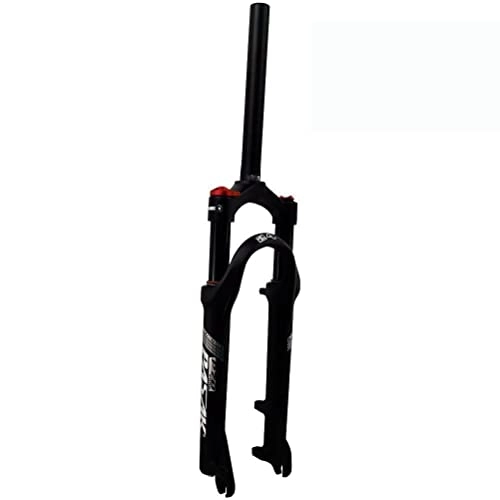 Mountain Bike Fork : KANGXYSQ MTB Suspension Fork 24 Inch Mountain Bike Front Fork Aluminum Alloy Travel 100mm Manual Lockout Straight Tube 28.6mm QR 9mm (Color : Manual Lockout, Size : 24inch)