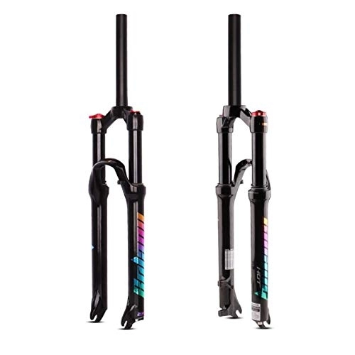 Mountain Bike Fork : KANGXYSQ Suspension Forks, Shoulder Control 26 / 27.5 / 29inch XC Mountain Bike Fork 1-1 / 8" Fork Bicycle Accessories (Size : 27.5 inch)