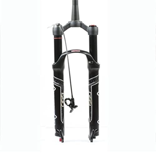 Mountain Bike Fork : KANGXYSQ Suspension Front Fork Mountain Bike Front Fork Air Straight / Tapered Tube 28.6mm 27.5 / 29inch MTB Bike Front Fork Magnesium & Aluminum Alloy (Color : Tapered Remote, Size : 27.5inch)