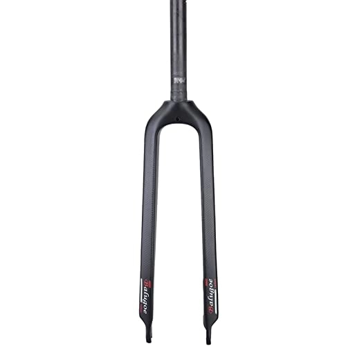 Mountain Bike Fork : KBBKIC Full Carbon Fiber Bike Fork Mountain Bicycle Front Fork For 26 / 27.5 / 29" Straight Tube Rigid Bike Fork