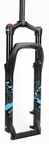 Mountain Bike Fork : Kcolic 26 Inch Air Fork Suspension Mountain Bike Bicycle MTB Fork, Lightweight Alloy MTB Beach Snow Electric Bike Air Forks, for 4.0" Tire B, 26