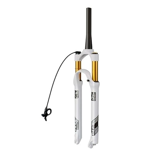 Mountain Bike Fork : Kcolic Inch Magnesium Alloy Mountain Bike Front Fork, 26 / 27.5 / 29 Travel Air Pressure Shock Absorber MTB Fork Suspension Bicycle Accessories D, 29