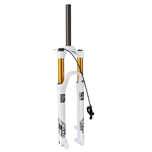 Mountain Bike Fork : Kcolic Mountain Bike Magnesium Alloy Front Fork, with Shock Absorber, with Damping Adjustment Air Pressure Aluminum Alloy Pneumatic Fork A, 26