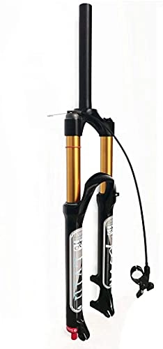 Mountain Bike Fork : Kjbzlxj 26 27.5 29 Inch Mountain Bike Front Fork Air Suspension Mountain Bike, 120 mm Hub Pull Step Adjustment Front Fork Bicycle Suitable for 1.5 - 2.45 Inch Tyres