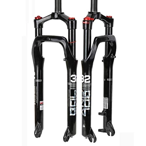 Mountain Bike Fork : KQBAM Cycling Forks Bicycle Suspension Fork 26"Locking The Air-Gas Fork For 4.0" Tire Qr 1-1 / 8"Snow Mountain Bike Black Fork Width 135Mm 2270G