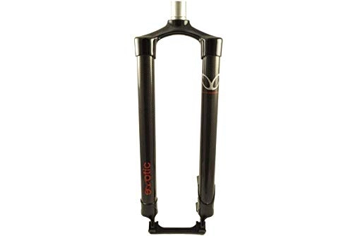 Mountain Bike Fork : L.BAN Rigid Fork MTB Full Carbon Fork, PM Post Mount Disc Brake, 44.5cm For 26in Wheel Suitable For Long Distance Cycling
