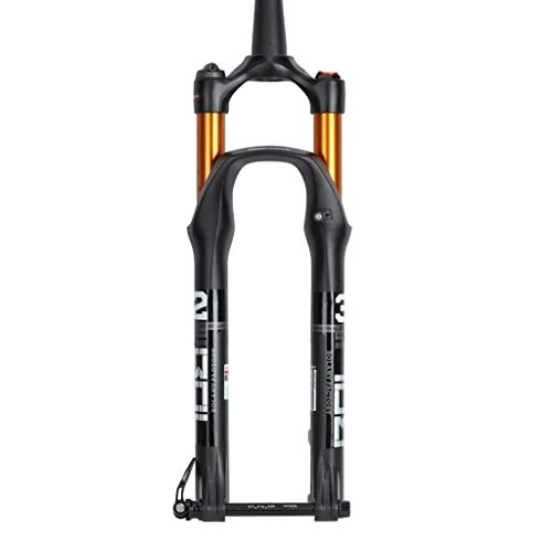 Mountain Bike Fork : LBBL 26 / 27.5 / 29 Inch Suspension Fork 100 Mm Bicycle MTB Fork Carbon Steerer Tube Mountain Bike Fork For Bicycle (Size : 26)