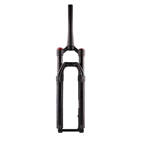 Mountain Bike Fork : LBBL Bicycle Barrel Axle Front Fork, 27.5, 29 Inches Damping Adjustment Shoulder Control Air Pressure Shock Absorption Stroke100mm Bicycle front fork (Size : 27.5 inches)
