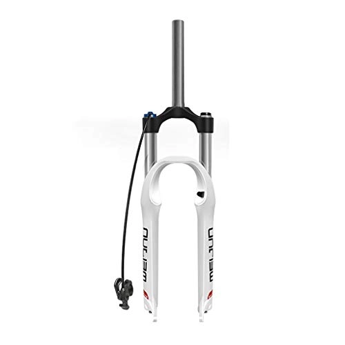 Mountain Bike Fork : LBBL Bicycle Front Fork, 26 Inches Mountain Bike Aluminum Alloy Wire Control Oil Pressure Shock Absorbers Oil Spring Front Fork A-pillar Disc Brake Seat Suspension Fork (Color : A)