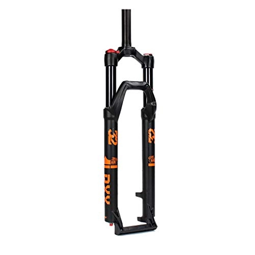 Mountain Bike Fork : LBBL Bike Front Fork, 27.5, 29 Inches Straight Pipe Shoulder Control Stroke 120 Mm Damping Rebound Adjustment Air Pressure Bicycle Forks Bike Front Fork (Color : B, Size : 27.5 inches)