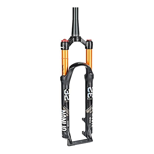 Mountain Bike Fork : LBBL Mountain Bicycle Front Fork Air Fork, 26 27.5 Inch Suspension Straight Tapered Tube Thru Axle QR Quick Release MTB Bicycle Bike Fork 120mm Travel Bicycle front fork