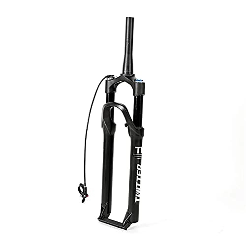 Mountain Bike Fork : LBBL Mountain Bicycle Front Fork Air Suspension Front Fork, Mountain Bike Plug 29 Inch Stroke Damping Bicycle Air Fork Bicycle front fork (Color : A, Size : 29 inches)
