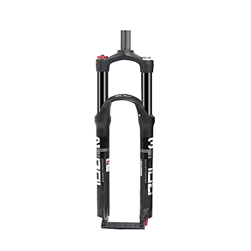Mountain Bike Fork : LBBL Mountain Bicycle Front Fork Double Air Chamber Suspension Fork, Mountain Bike Fork 26 Inch 27.5 Inch 29 Inch Air Fork Stroke 100 Mm Bicycle front fork (Color : B, Size : 27.5 inches)