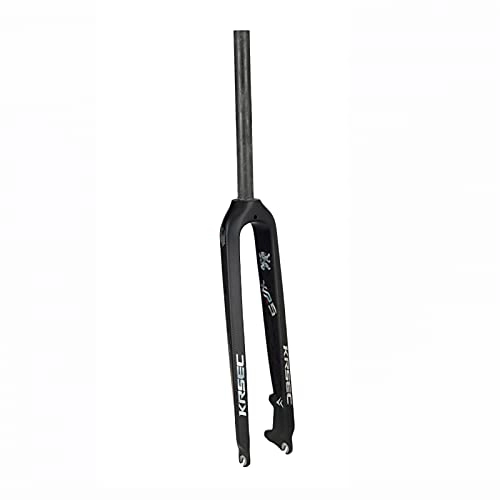 Mountain Bike Fork : LBBL Mountain Bicycle Front Fork Full Carbon Fiber Fork, 26 / 27.5 / 29er Mountain Bike Full Carbon Hard Fork Straight Tube Fork Bicycle front fork (Color : A, Size : 26 inches)