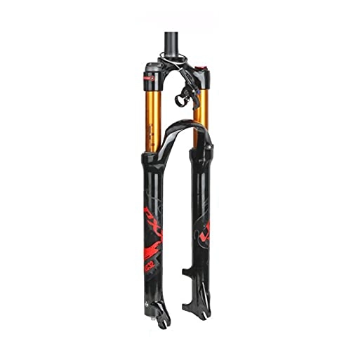 Mountain Bike Fork : LBBL Mountain Bicycle Front Fork Mountain Bike Front Fork，26 / 27.5 / 29 Inch Air Mountain Bike Suspension Fork Suspension MTB Gas Fork 100mm Travel StraightBicycle Front Fork Bicycle front fork