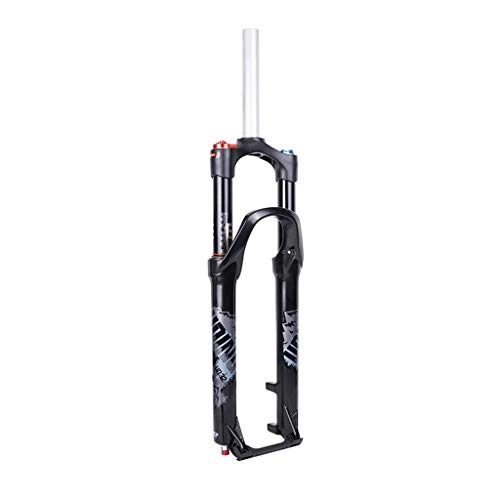 Mountain Bike Fork : LBBL Mountain Bike Suspension Fork, 26, 27.5, 29 Inch Straight Tube Shoulder Control Quick ReleaseDamping Magnesium Alloy Air Fork Bike Front Fork (Size : 27.5Inchs)