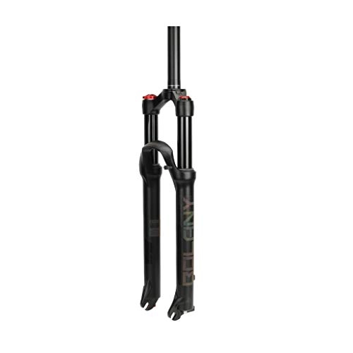 Mountain Bike Fork : LBBL Suspension Aluminum Alloy Front Forks, Straight Pipe 26, 27.5, 29inch Suspension Mountain Bike MTB Shoulder Control / Wire Control Damping Adjustment 100mm Travel MTB Horquilla