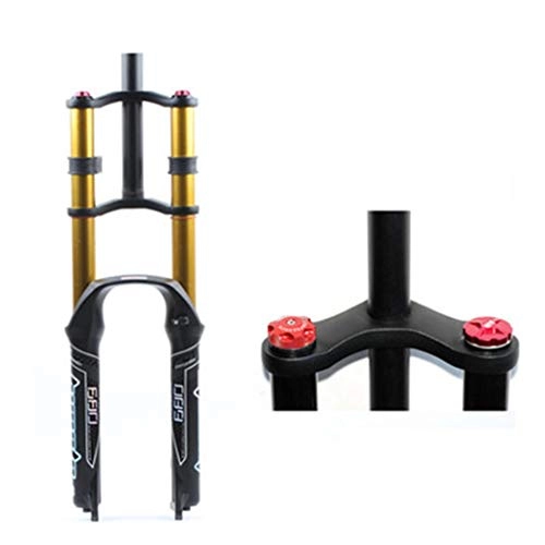 Mountain Bike Fork : LBBL Suspension Bicycle Front Fork, Air Suspension Fork 26, 27.5, 29 Inches Shoulder Control Spring Front Fork Bicycle Accessories Damping Travel 130mm Mountain Bike Front Fork
