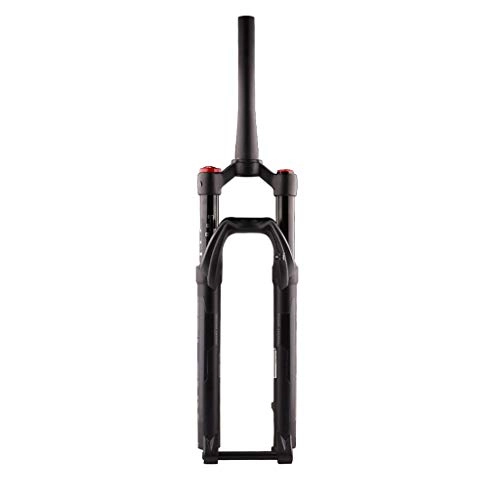 Mountain Bike Fork : LBBL Suspension Mountain Bike Forks, Bicycle Barrel Axle Front Fork 27.5, 29 Inch Conical Tube Shoulder Lock Mountain Bike Damping Adjustment Stroke 100 Mm MTB Horquilla (Size : 29 inches)