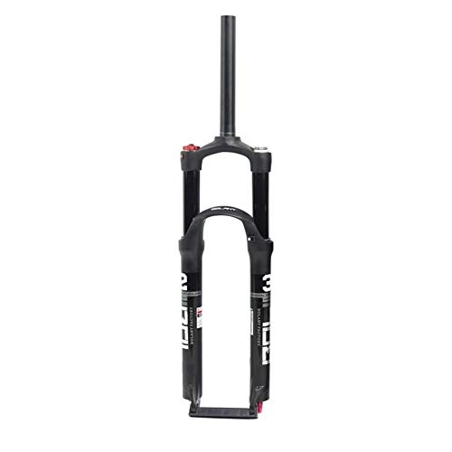 Mountain Bike Fork : LCBYOG Aluminum Alloy Double Shoulder Double Air Chamber Fork 26 / 27.5 / 29er Inch MTB Supension 100mm Fork For Bicycle Accessories Bicycle Suspension Forks (Color : 26er Black)