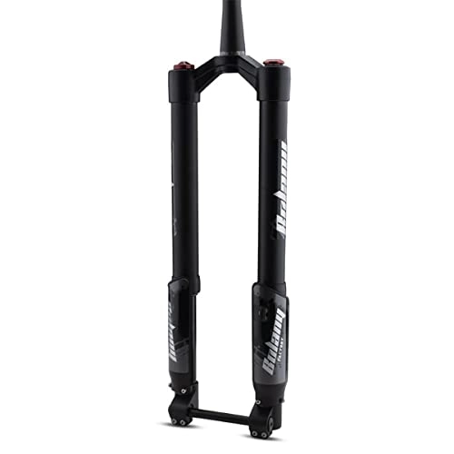 Mountain Bike Fork : LHHL Downhill Mountain Bike Suspension Front Fork Universal 26 / 27.5 / 29 Inch Travel 140mm Aluminum Alloy Mountain Bike Front Fork MTB Fork Manual / Romete Lockout (Color : Manual, Size : Universal 26 / 2