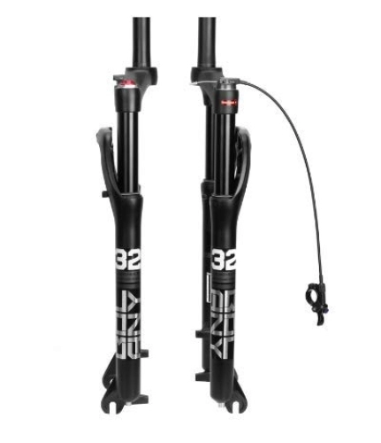 Mountain Bike Fork : LIANG Mtb Air Suspension Bicycle Plug Mountain Bike Fork 26 27.5 29 Inch 27.5inch black Shoulder control