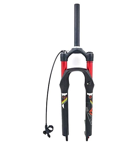 Mountain Bike Fork : LIANG Suspension Forks 26 27.5 29 Inch Remote Lockout Bike Front Fork 1-1 / 8" For Xc Offroad Bicycle 26inch black Wire control